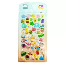 Набір 3D-наліпок TIKI WIKI серії "Crystal" – ТІКІ ЧАРІВНІСТЬ Набір 3D-наліпок TIKI WIKI серії "Crystal" – ТІКІ ЧАРІВНІСТЬ