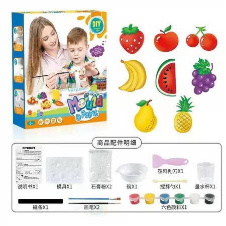 Набір для творчості з гіпсом та формами для фігурок BabyToys 160613