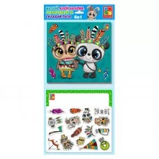 Набор для творчества 4в1 индейцы Vladi Toys VT4210-12 разноцветный Набор для творчества 4в1 индейцы Vladi Toys VT4210-12 разноцветный