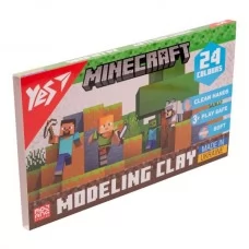 Пластилин YES, 24 цв., 480г "Minecraft" Пластилин YES, 24 цв., 480г "Minecraft"
