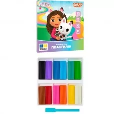 Пластилін Yes, 12 кол., 240г "Gabby Dollhouse" Пластилін Yes, 12 кол., 240г "Gabby Dollhouse"