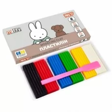 Пластилин Yes, 6 цв., 120г "Miffy" Пластилин Yes, 6 цв., 120г "Miffy"