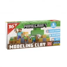 Пластилин Yes, 6 цв., 120г "Minecraft" Пластилин Yes, 6 цв., 120г "Minecraft"