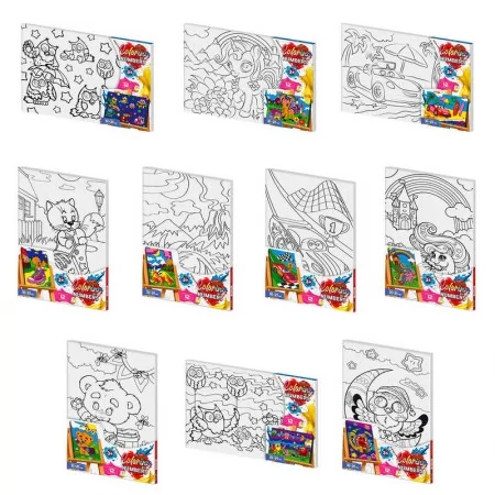Картина по номерам Danko Toys CBN-02 31х21см для детей
