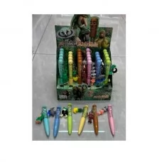 Шариковая ручка BabyToys MK 5876 с монстром, синяя, 13,5 см