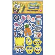Создай героя "Губка Боб". Набор наклейок ТМ "SpongeBob SquarePants" Создай героя "Губка Боб". Набор наклейок ТМ "SpongeBob SquarePants"