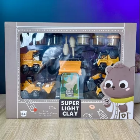 Тісто для ліплення BabyToys CN 2617-1 будівельний майданчик 6 кольорів Тісто для ліплення BabyToys CN 2617-1 будівельний майданчик 6 кольорів