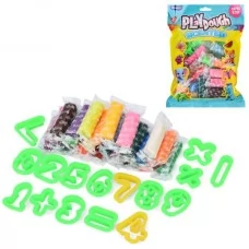Тесто для лепки BabyToys MK 5788 с 24 цветами и формочками