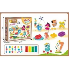 Тесто для ліпки BabyToys 5829 C, 4 кольори, 16 форм