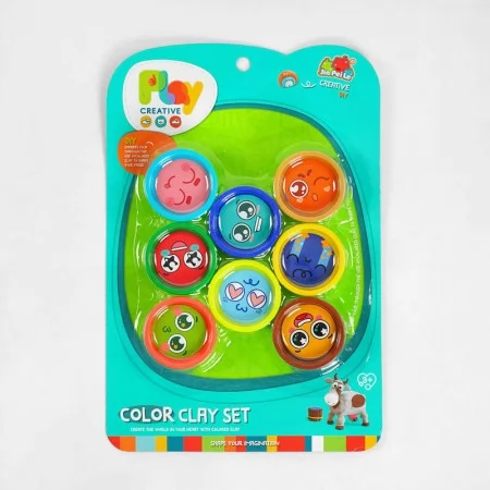 Тісто для ліплення BabyToys 5838-163, 8 кольорів на планшеті