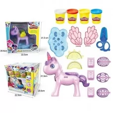Тісто для ліплення BabyToys з формочками та аксесуарами 4 кольори