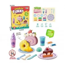 Тісто для ліплення BabyToys 6 кольорів з формочками та приладами