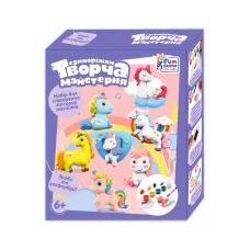 Набор канцтоваров 4FUN Game Club Единороги с красками и гипсом Набор канцтоваров 4FUN Game Club Единороги с красками и гипсом