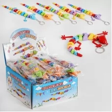 Антистрес брелок BabyToys ящірка пластмасовий для дітей Антистрес брелок BabyToys ящірка пластмасовий для дітей