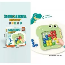 Логічна гра BabyToys динозавр з кольоровими кульками 1139