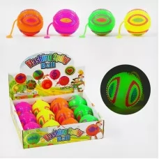 Мяч прыгун BabyToys C 60497 со светом, 12 штук