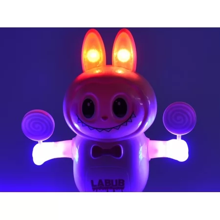 Музыкальная игрушка Labubu 01-23, 22 см, танцует, 3 цвета
