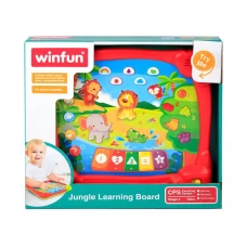 Навчальний дитячий планшет Jungle Learning Board, англійська мова, звук і світло, 26×23 см 2513-01