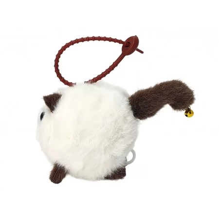 Заводная мягкая игрушка кот 9см, заводная, подвижный хвост, 688-363A (цена за 1шт)