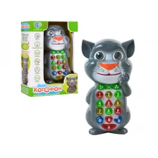 Телефон игрушечный музыкальный Котофон 7344 UI, 20 см, говорит и светится, Limo Toy
