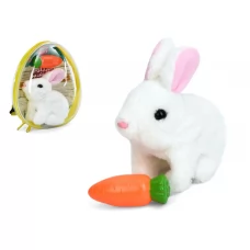 Інтерактивний плюшевий зайчик Cute&Furry Limo Toy, 16 см, стрибає та рухає вушками 777-23A