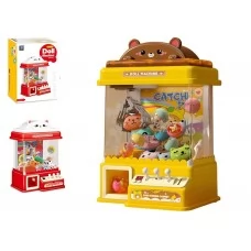 Игровой автомат с мягкими игрушками Doll Machine, 36 см, свет и музыка, микс цветов 875