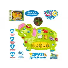 Пианино слоник 30 см Limo Toy  FT 0012
