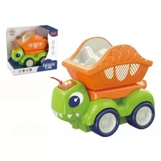 Динозавр игрушечный Fantastic Car 17 см, движущийся и светящийся, музыкальный FY917259
