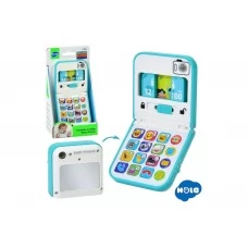 Игрушечный телефон обучающий с зеркалом и звуками животных HE8972