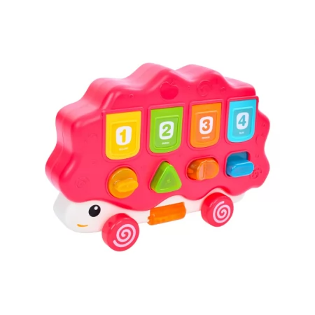 Интерактивный ежик Pop-Up Joy – музыкальная игрушка на колесах RJ6818A-9A