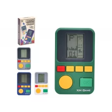 Игра электронная Tetris звук XM GAME, 11 см, черно-белый экран, кнопочное управление XM0105E