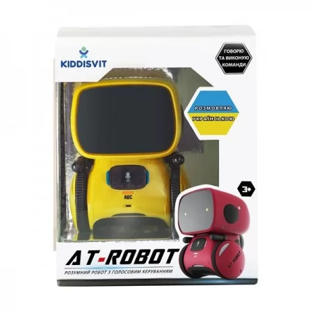 Интерактивный робот AT-Robot с голосовым управлением на украинском желтый AT001-03-UKR Интерактивный робот AT-Robot с голосовым управлением на украинском желтый AT001-03-UKR