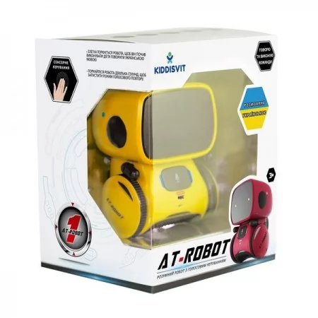 Интерактивный робот AT-Robot с голосовым управлением на украинском желтый AT001-03-UKR Интерактивный робот AT-Robot с голосовым управлением на украинском желтый AT001-03-UKR