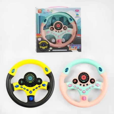 Детская игрушка руль Веселі пригоди с музыкой и светом