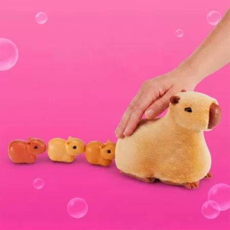 Інтерактивний ігровий набір PETS ALIVE серії "Mama Baby Surprise" S1 – МАМА КАПІБАРА З СЮРПРИЗОМ