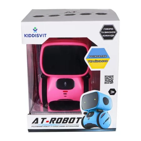 Інтерактивний робот з голосовим керуванням - AT-ROBOT рожевий, озвуч.укр. Інтерактивний робот з голосовим керуванням - AT-ROBOT рожевий, озвуч.укр.