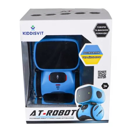 Інтерактивний робот з голосовим керуванням - AT-ROBOT синій, озвуч.укр.