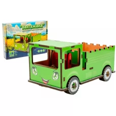 Детский деревянный 3D конструктор Грузовик, PuzzleOK Puz-00929 Детский деревянный 3D конструктор Грузовик, PuzzleOK Puz-00929