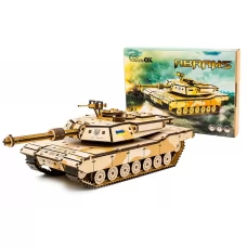 Дерев'яний 3D конструктор ABRAMS, 187 деталей, PuzzleOk Puz-00939