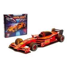 Деревянный 3D-конструктор "Bolide", PuzzleOk Puz-00950 Деревянный 3D-конструктор "Bolide", PuzzleOk Puz-00950