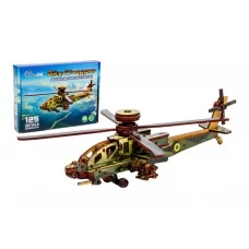 Дерев’яний 3D-конструктор Sky Chopper, рухомі елементи, PuzzleOk 00954