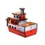 Деревянный 3D конструктор Turbo Ship, PuzzleOk 00962 Деревянный 3D конструктор Turbo Ship, PuzzleOk 00962