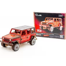 Дерев'яний 3D конструктор Джип Wrangler, PuzzleOk Puz-25162