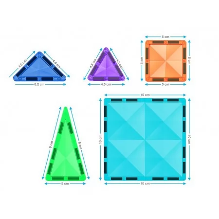 Магнитный конструктор PicassoTiles Mini Diamond Series Set, 100 деталей Магнитный конструктор PicassoTiles Mini Diamond Series Set, 100 деталей