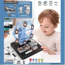 Конструктор BabyToys DL 0103 колесо обозрения 67 деталей на батарейках