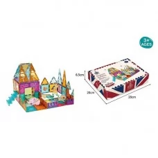 Магнитный конструктор BabyToys Зоопарк 65 деталей с животными