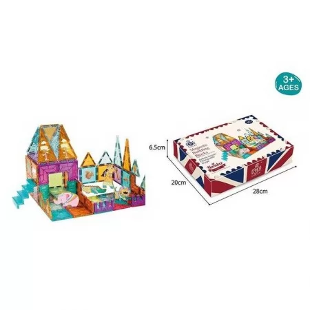 Магнітний конструктор BabyToys Зоопарк 65 деталей з тваринами