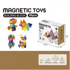Магнитный конструктор BabyToys XC-D 10, 38 деталей