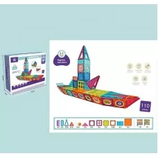 Магнитный конструктор BabyToys CH 1015 корабль 110 деталей