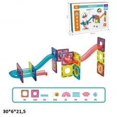 Магнитный конструктор Marble Run трек с шариками 37 деталей Магнитный конструктор Marble Run трек с шариками 37 деталей
